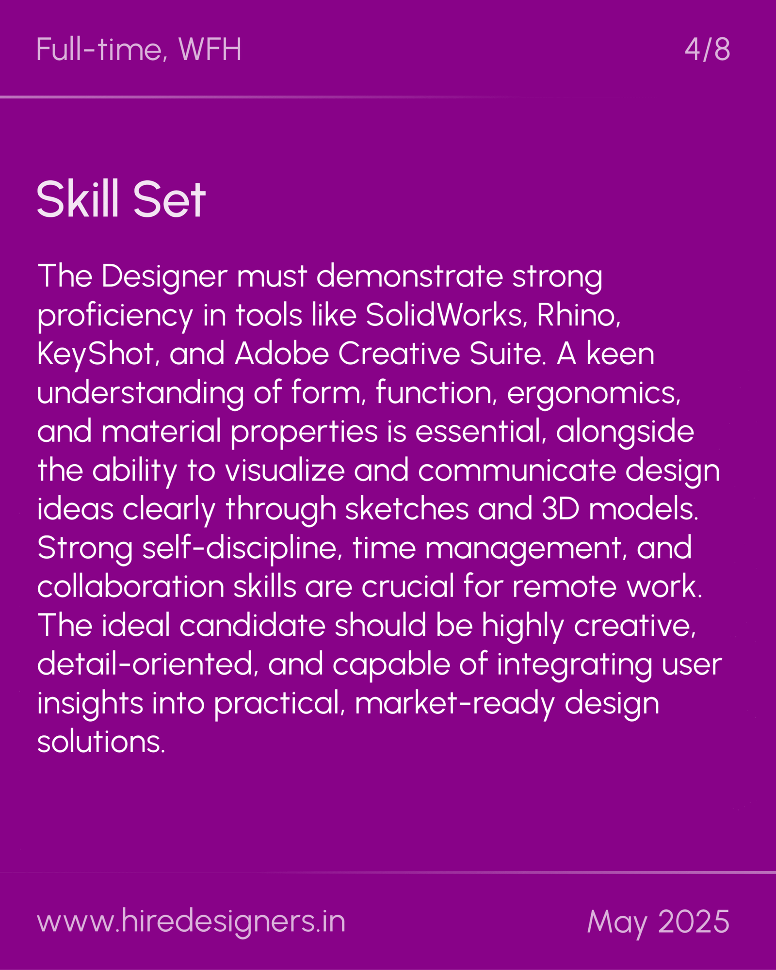 Jr Industrial Designer- WFH_4 - Hire Designers