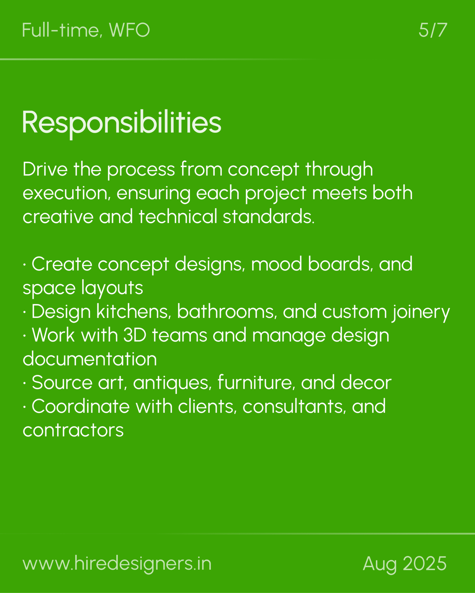 Sr Interior Designer-GGN_21 - Hire Designers