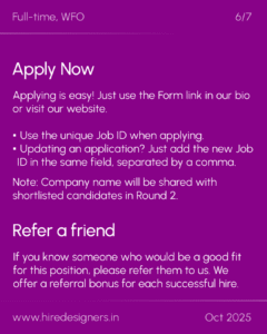ASSt Industrial Designer-GGN_6 - Hire Designers