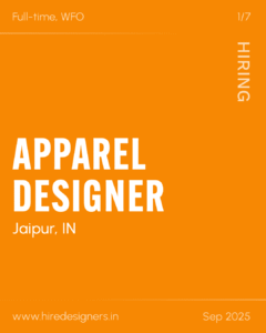 Apparel Designer-JPR_09 - Hire Designers
