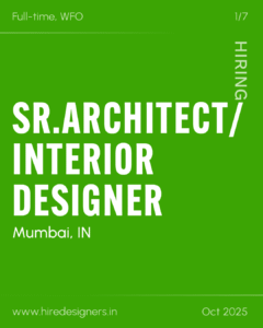Sr Architect-interior designer-MUM_17-17 - Hire Designers