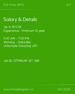 Sr Architect-interior designer-MUM_18 - Hire Designers