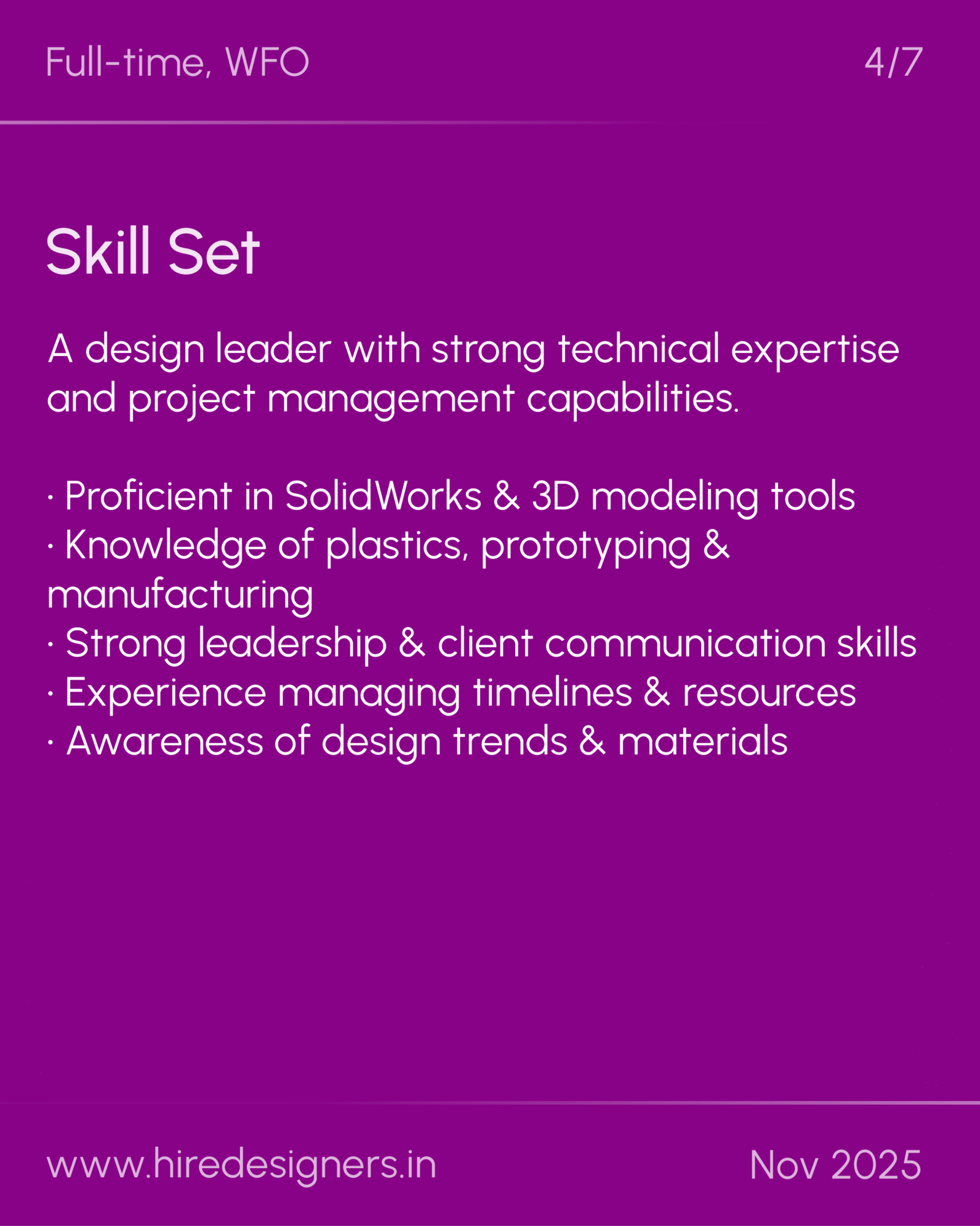 Asst Industrial Designer-GGN_4 - Hire Designers