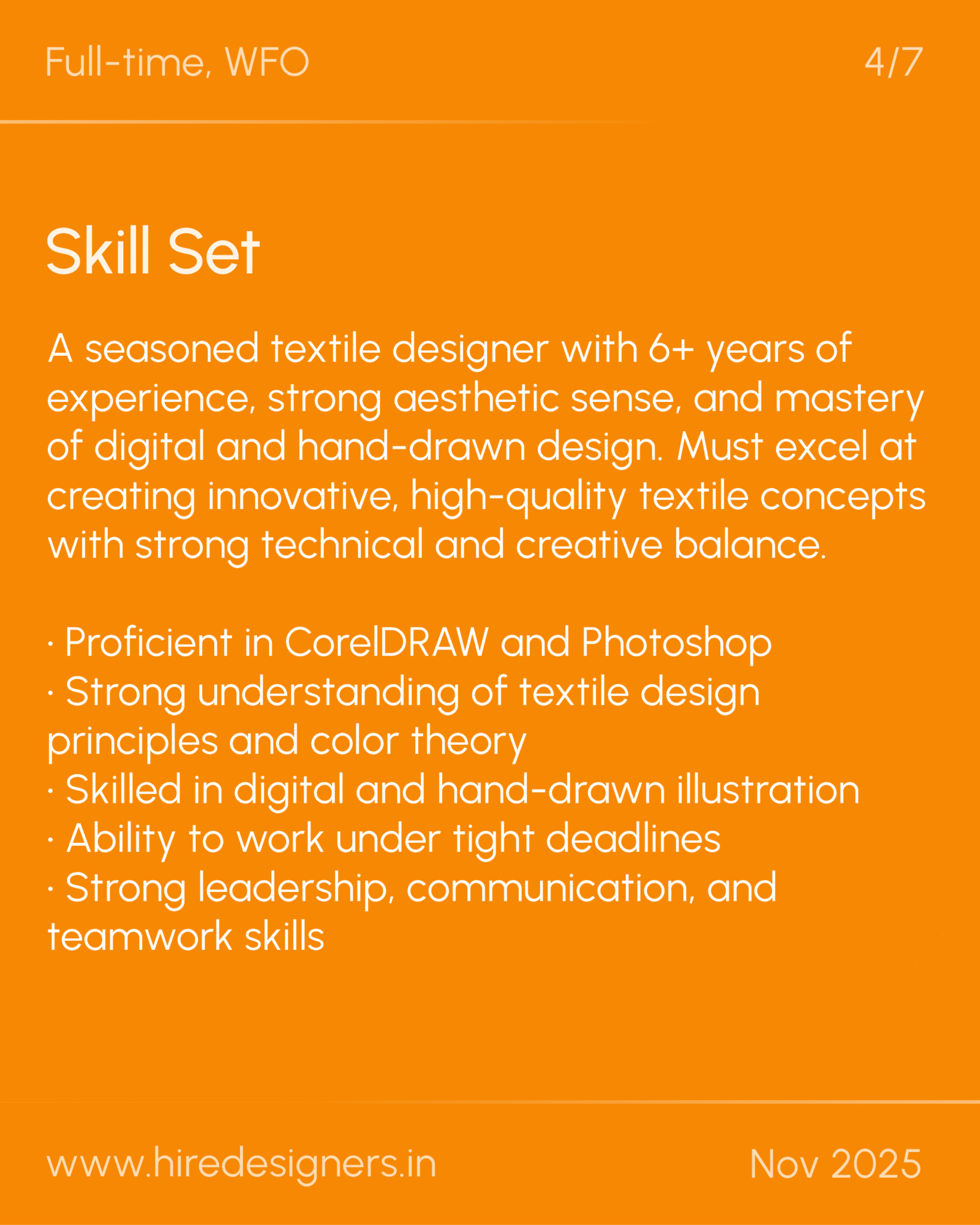 Sr Textile Designer-Mum_12 - Hire Designers