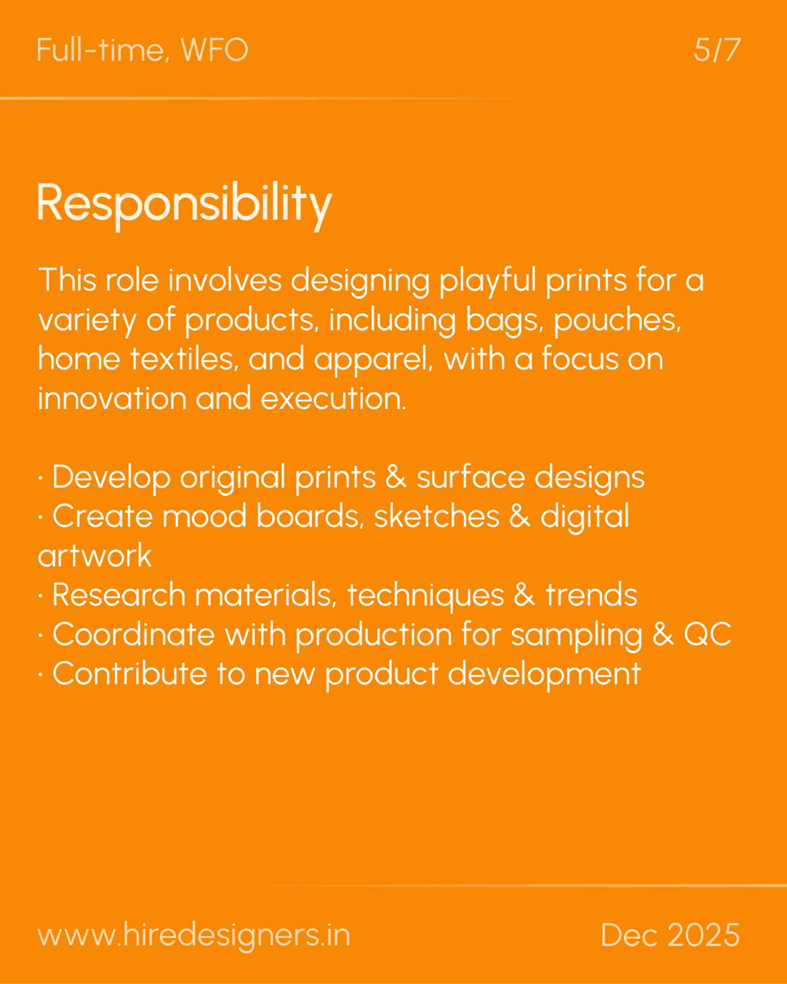 Sr Print Textile Designer- Noida_13 - Hire Designers