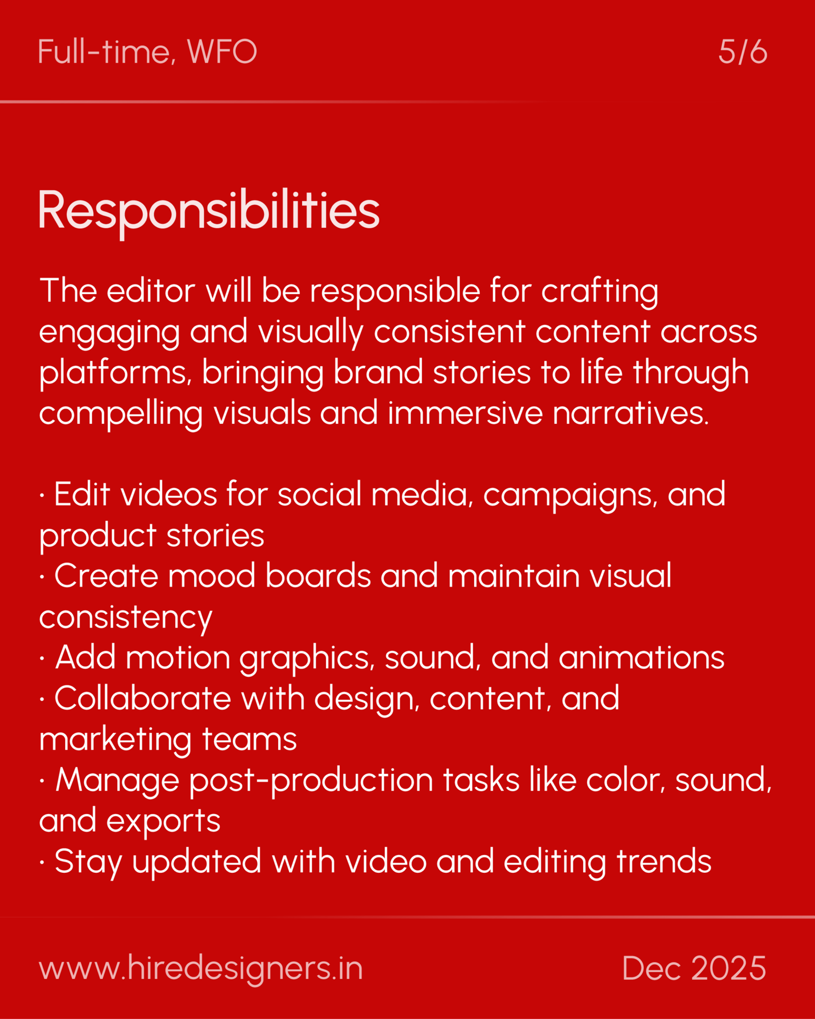 Video Editor-Del_37 - Hire Designers