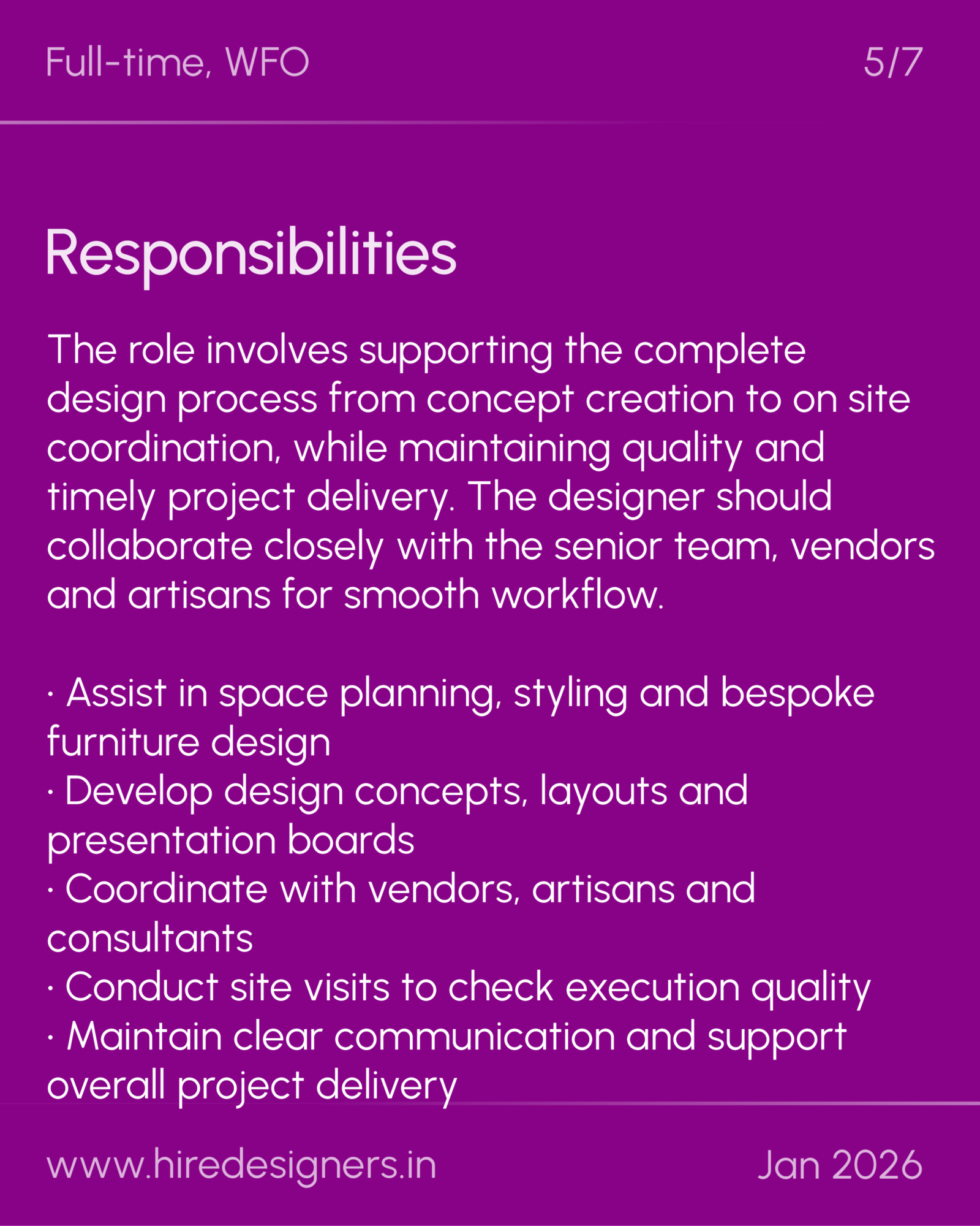 Assoc furniture designer-DEL_5 - Hire Designers