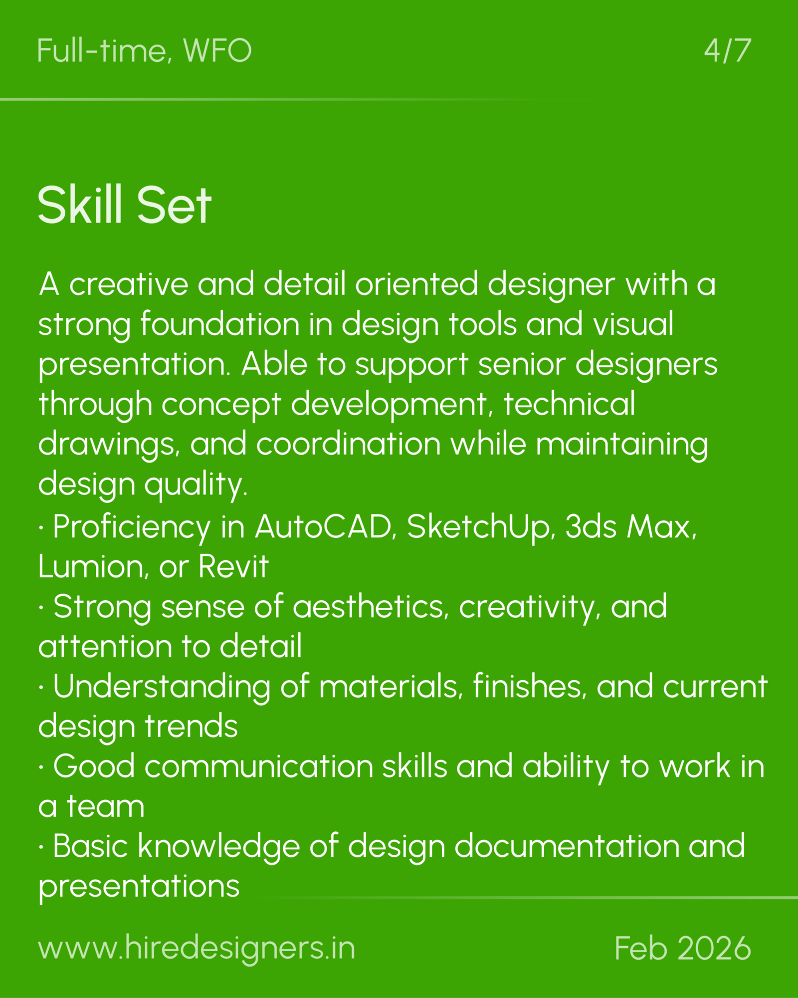 Jr Interior Designer-MUM_20 - Hire Designers