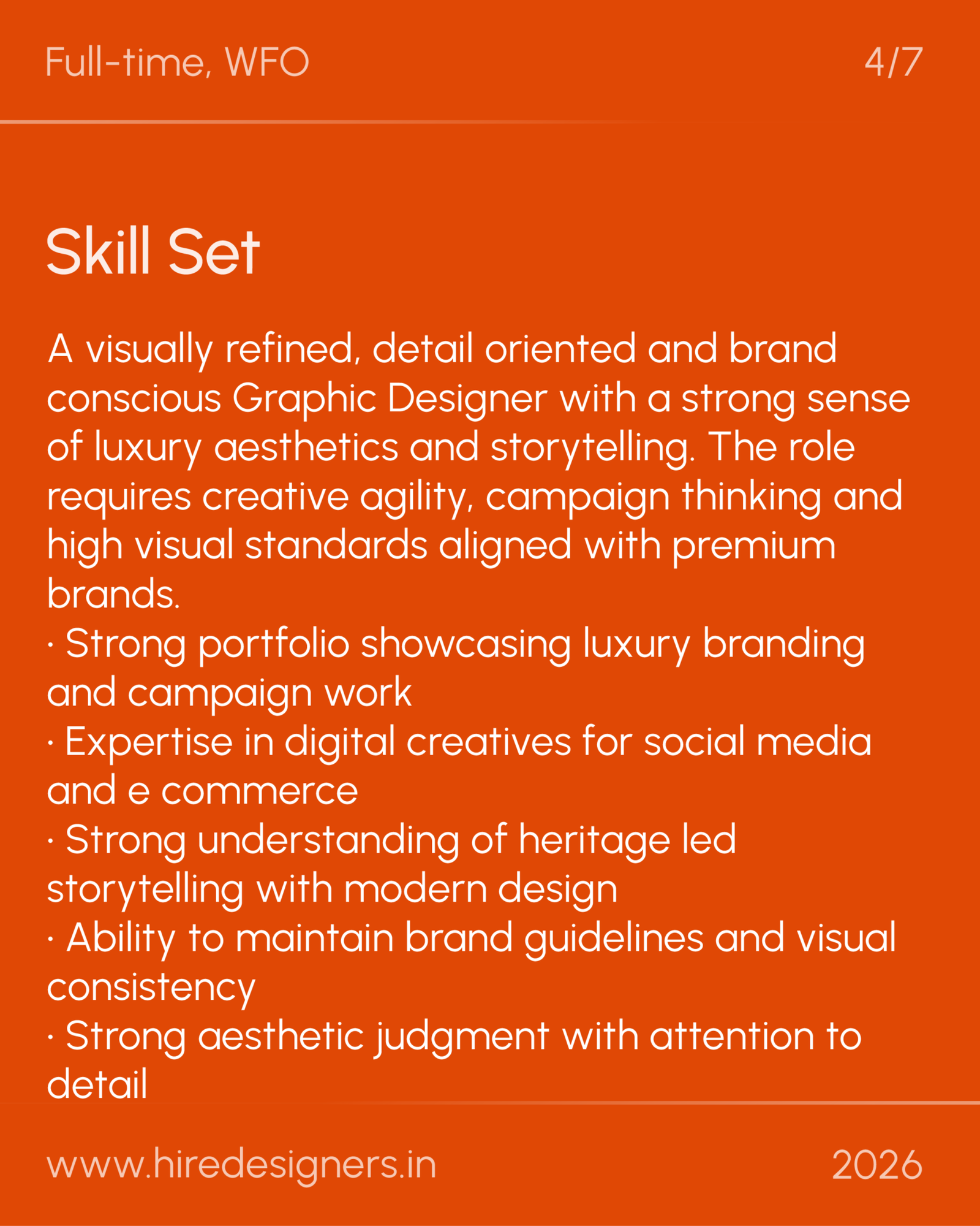 Luxury brand communication designer-GGN_28 - Hire Designers