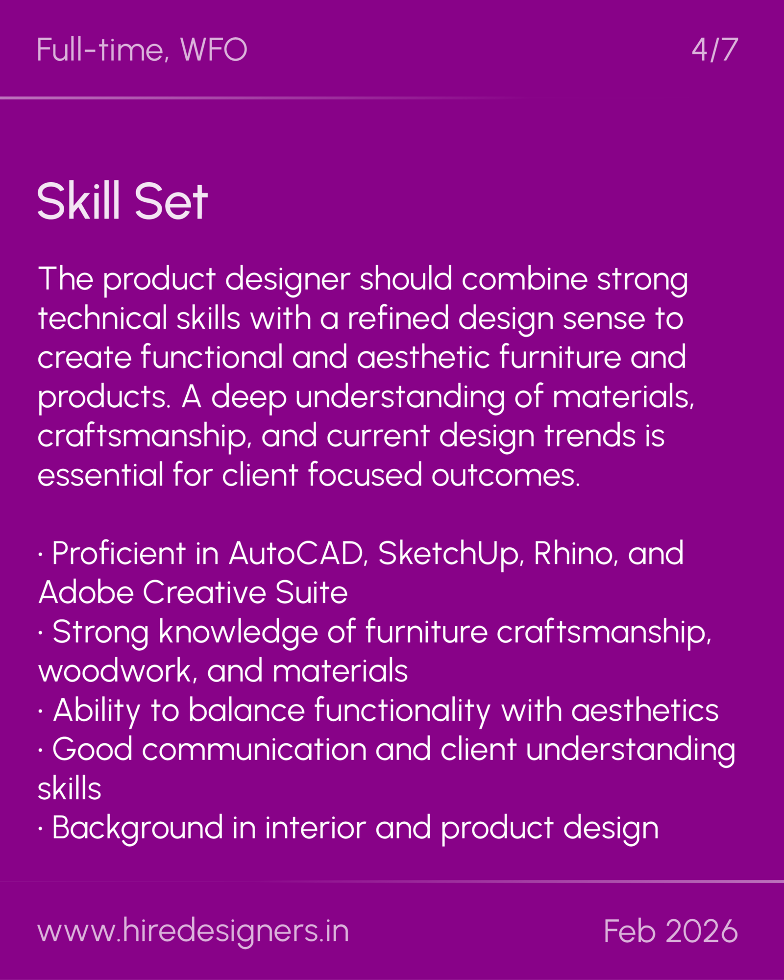 Product-Furniture Designer-MUM_4 - Hire Designers