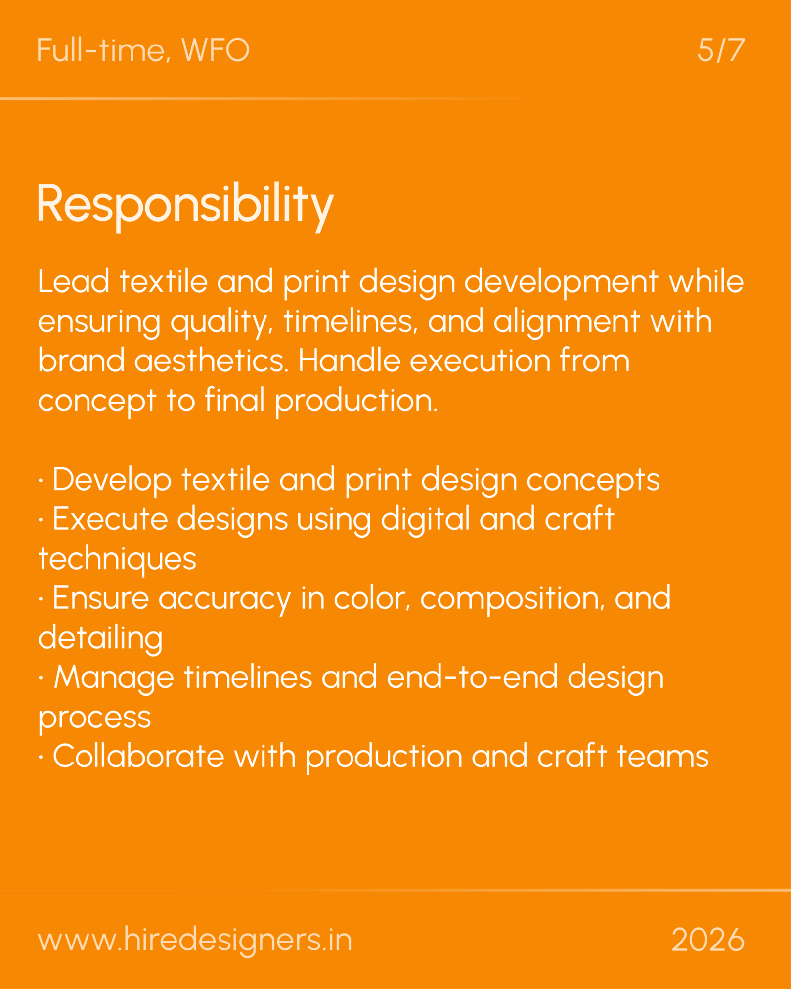 Sr Textile Designer-VAD_13 - Hire Designers